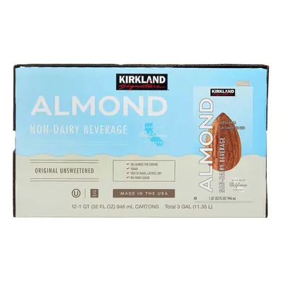 Kirkland Signature Almond Milk Fluid Ounce (12 Count)