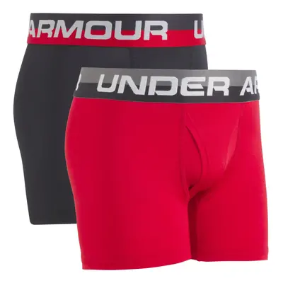 Under Armour Boys' Big Performance Boxer Briefs red/black YLG