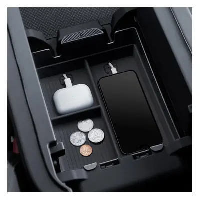 Spigen Console Organizer Tray (Carbon Edition) Designed for Rivian R1T