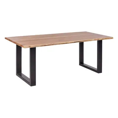 Dining Table HEBY Brown