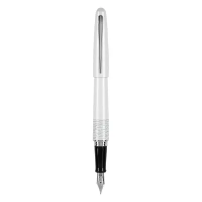 Pilot MR Animal Collection Fountain Pen in Gift Box Matte White Barre