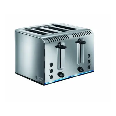 Russell Hobbs Slice Buckingham Toaster with Fast toast technology - (Blue light strip indicates 