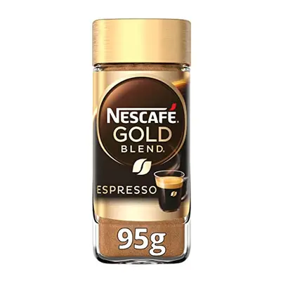 Nescafe Gold Blend Espresso Instant Coffee (Pack of x 95g)