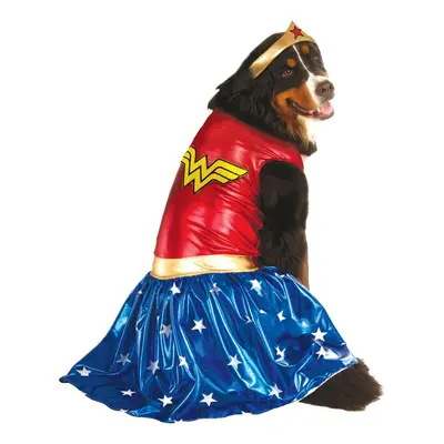 (XXL, Red/Gold/Blue) DC Comics Wonder Woman Dog Costume