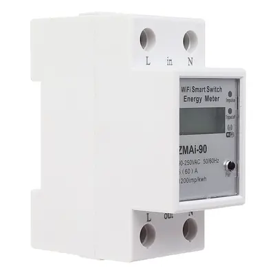 WiFi Smart Power Meter Switch Power Consumption Energy Monitoring Meter 110V 220V Din Rail Smart