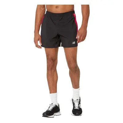 New Balance Men's Accelerate Inch Short Crimson 5X-Large