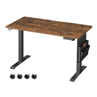 VASAGLE Electric Standing Desk, x x (72-120) cm, Continuous Adjustment, Memory Function with Hei