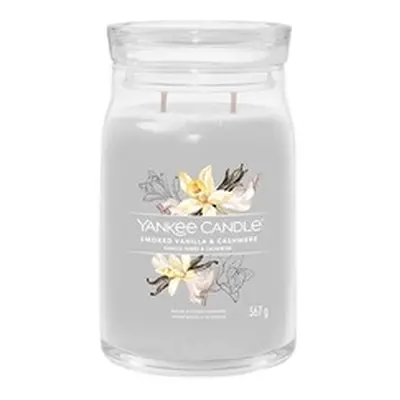 Yankee Candle - Smoked Vanilla & Cashmere Signature Candle ( kouÅovÃ¡ vanilka a kaÅ¡mÃ­r ) - Vo