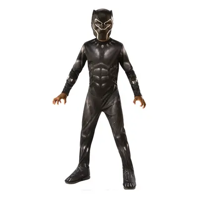 (5 to years (110-116 cm)) Boys' Classic Black Panther Infinity War Costume