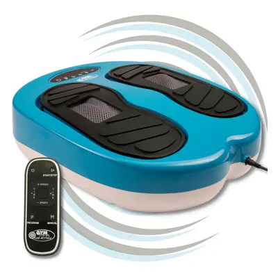 GYMFORM - Vibration Foot Massager Leg Action, Shiatsu Massage, Improves circulation, Remote Cont