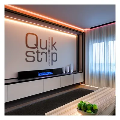 Quik Strip 9W/m COB LED Strip, 24V IP20 4000K, 480LEDS/m, 837Lm/m, 8mm PCB, 10m