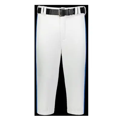 Russell R21LGM.WRO.XL Adult Piped Diamond Series Knicker 2.0 Pant, White & Royal - Extra Large