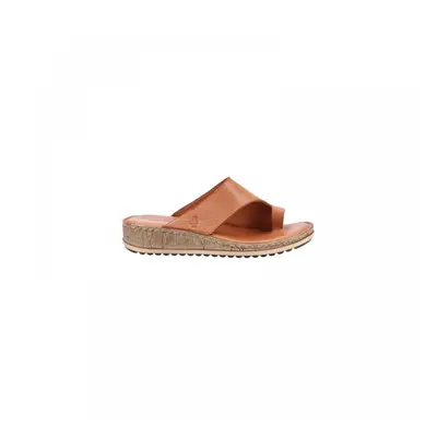 (6 (Adults')) Elissa | Tan | Womens Toe-Post Sandals