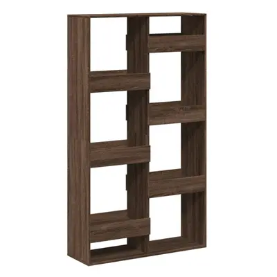 (brown oak, x x cm) vidaXL Book Cabinet/Room Divider Bookcase Storage Cabinet Bookshelf Old Wood