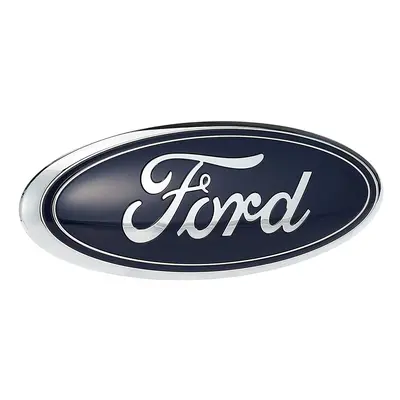 Ford AA8Z-9942528-A Nameplate DARK BLUE x 3.5 INCHES