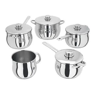 Stellar 5 Piece Deep Saucepan Set