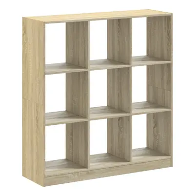 (sonoma oak, x x cm) vidaXL Bookcase Bookshelf Rack Storage Cabinet Engineered Wood