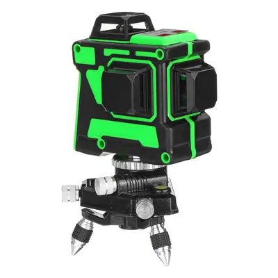 12 Lines Green 3D Laser Level Auto Degree Waterproof Self-Leveling Measure