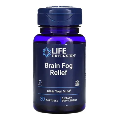 Life Extension, Brain Fog Relief, Softgels