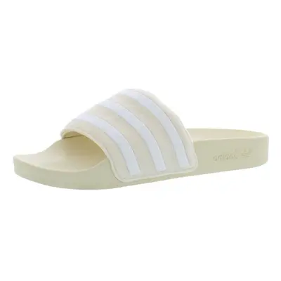 adidas Adilette Slides Womens Beige Size