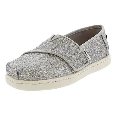 TOMS Silver Iridescent Glimmer Tiny Classics (Size: 8)