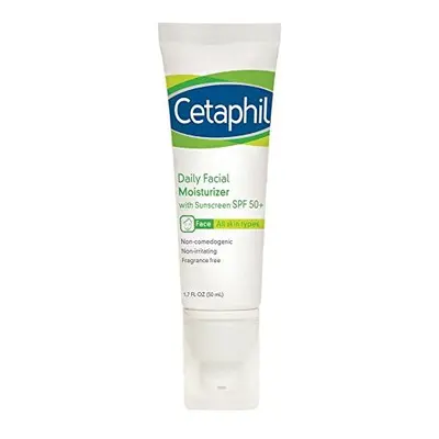 Cetaphil Daily Facial Moisturizer with Sunscreen, SPF 50+, 1.7 Fluid Ounce