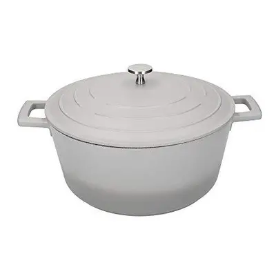 MasterClass Large Litre Casserole Dish with Lid - Ombre Grey