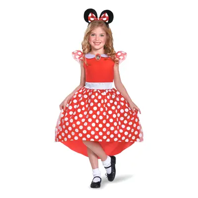 (3 - years (97 - cm)) Girls' classic red Minnie Mouse costume