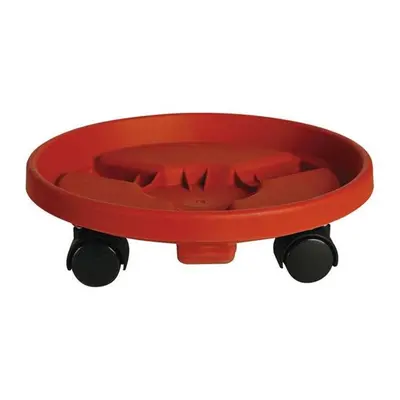 Fiskars 95122C in. Terracotta Color Round Planter Caddy