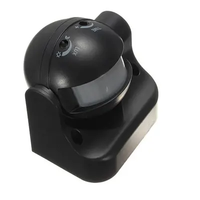 (Black) Outdoor waterproof Degree Security PIR Motion Movement Sensor Detector Switch