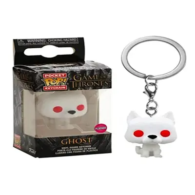 FUNKO Pop Keychain Llavero Juego De Tronos Fantasma TERCIOPELO Flocked