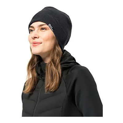 Jack Wolfskin Cascade Beanie Hat, Black, Standard Size