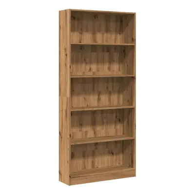 (oak, x x cm) vidaXL Book Cabinet Display Rack Bookshelf Storage Shelf Rack Engineered Wood