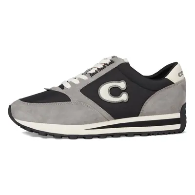 Coach Men's Runner Sneakers Black/Heather Grey