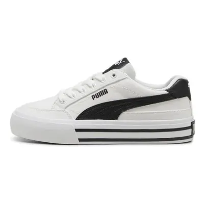 PUMA Court Classic Vulc Sneaker White Black US Unisex Big Kid