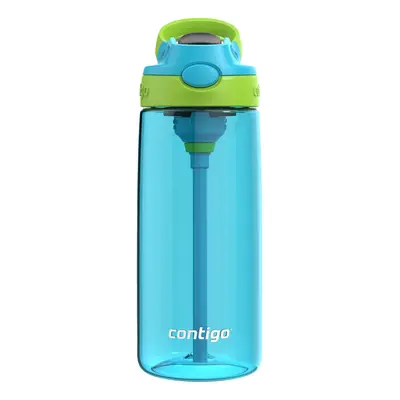 Contigo Kids 20oz 2-Pack Aubrey Water Bottles with Cleanable Silicone Straw Spill-Proof Lid Dish