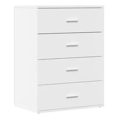 (white) vidaXL Sideboard Storage Cupboard Cabinet Highboard Sonoma Oak Engineered Wood