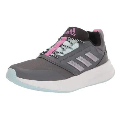 adidas Women's Duramo Protect Running Shoe Grey/Matte Purple Metallic