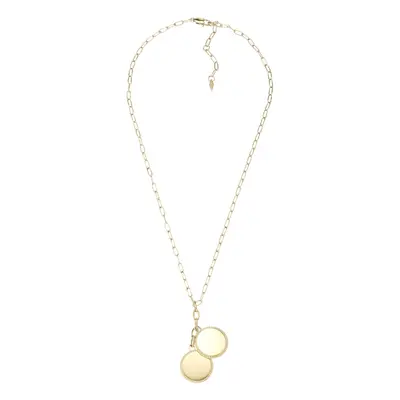 Fossil Women's Drew Stainless Steel Lariat Necklace Color: Gold (Mode