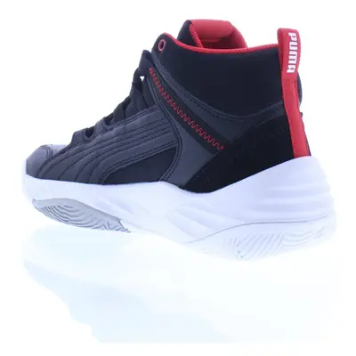 PUMA Boys' Rebound Future Evo Fashion Sneaker Black/Red Medium US