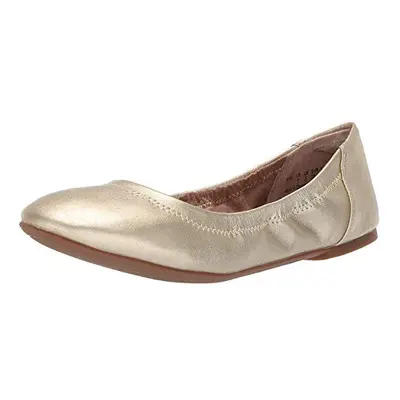 Amazon Essentials Women's Belice Ballet Flat Gold Wide