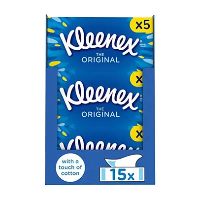 Kleenex Original Facial Tissues, Tissues Box Multipack, Standard Boxes