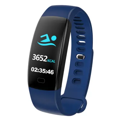 (Blue) 0.96" Color Screen Waterproof Smart Bracelet Pedometer Sleep Monitor Fitness Watch Mi Ban