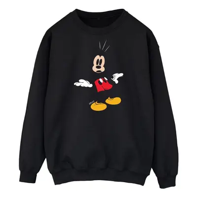 (3XL, Black) Disney Mens Mickey Mouse Surprised Sweatshirt