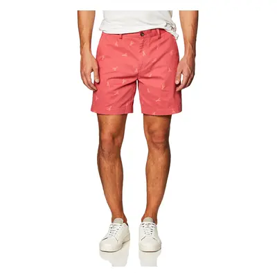 Amazon Essentials Mens Slim-Fit Short Washed Red Lobster