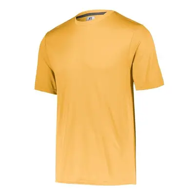 Russell 629X2M.GLD.M Adult Dri-Power Core Performance T-Shirt, Gold - Medium