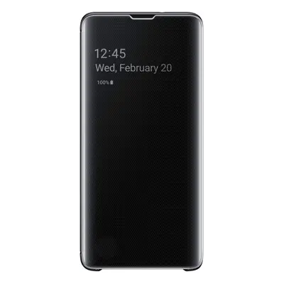 Samsung Galaxy S10 S-View Flip Case Black