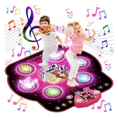 Dance Mat Toy LED Kids Electronic Dance Pad Musical Dance Mat Dancing Play Mat