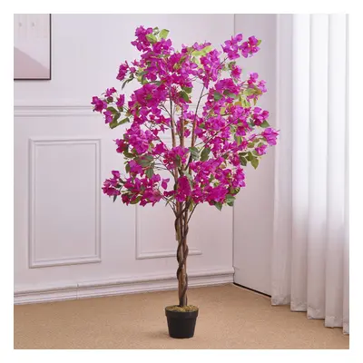 Artificial Bougainvillea Blossom Tree in Pot for Decoration