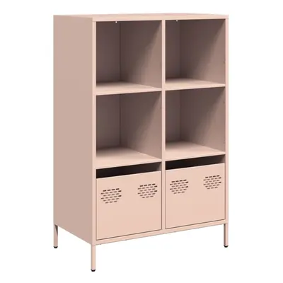 (pink, 68x39x103,5 cm) vidaXL Highboard Sideboard Home Storage Side Cabinet Cupboard Buffet Stee